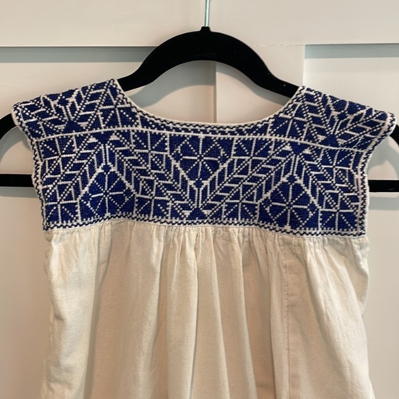 Santa Marguerite Haute Folk Mexico Hand Embroidered Dress - Picture 8 of 11